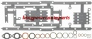 1429672 CATERPILLAR 3406E CENTRAL AND LOWER GASKET SET